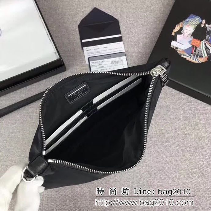 PRADA普拉達 專櫃同步 最新款式 限量版 漫畫印象系列 男士手包 2NH006 DD1247